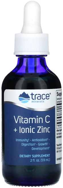 Trace 비타민C + 이온성 아연 59ml(2fl oz), Trace 비타민C  이온성 아연 59ml2fl oz, 59ml, 1개 - 쿠팡