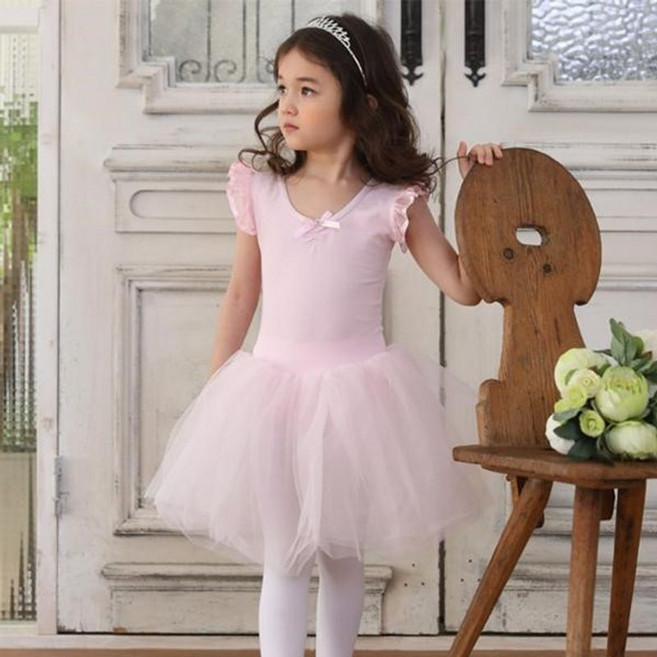 삐까부 아동용 레베카 원피스형 발레복(여아용 일체형)