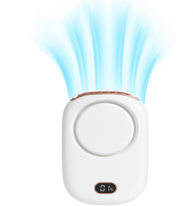 픽앤고 핸즈프리 목걸이 선풍기, 화이트