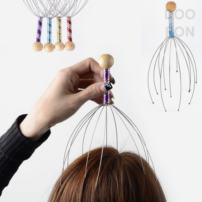 두론샵 머리 마사지기 두피 안마기 철사 와이어 지압기