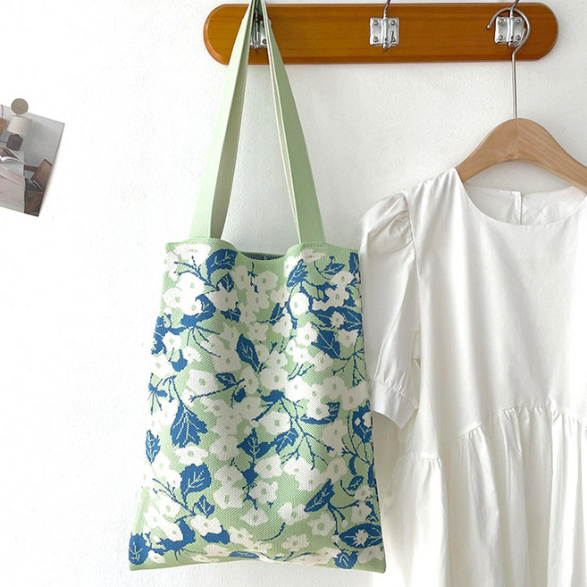 루클로 에코백 천가방 코듀로이에코백 니트가방