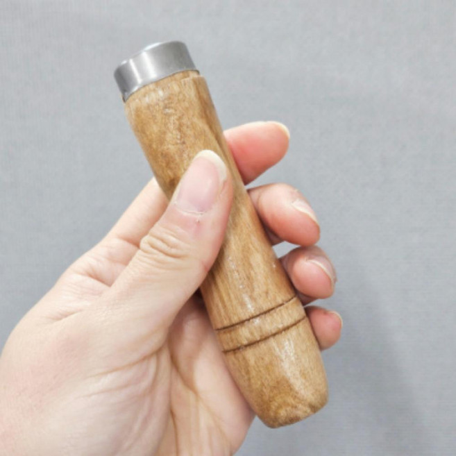 원목 호미 자루 교체용 나무 손잡이 텃밭 농기구 수리 부속 수공구 부품 10.3cm, 단품
