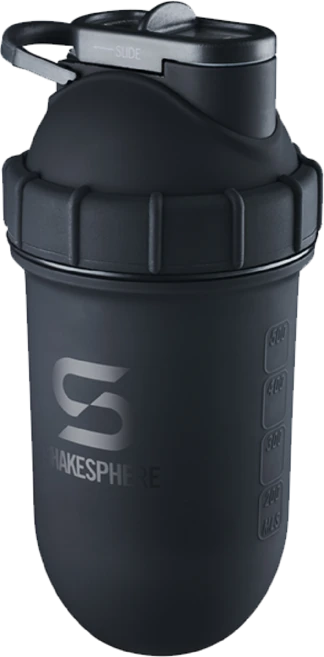쉐이크스피어 스틸 노볼 쉐이크통 프로틴쉐이커 스테인리스, 스틸 매트블랙, 700ml, 1개 - 쿠팡