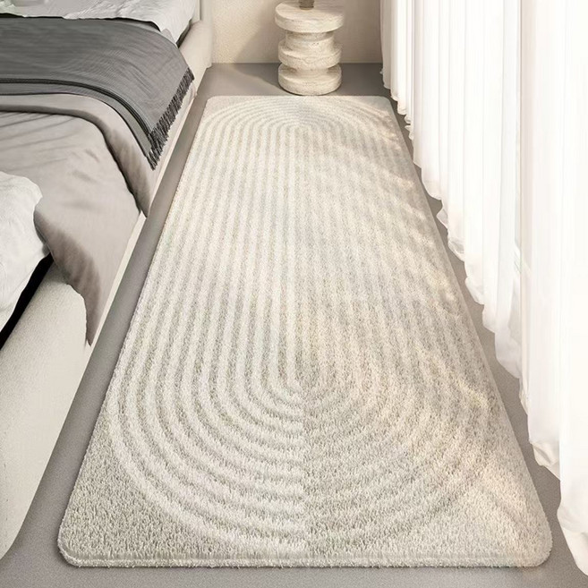 yelltata침실 카페트 방수 미끄럼방지 먼지없는 침실 러그