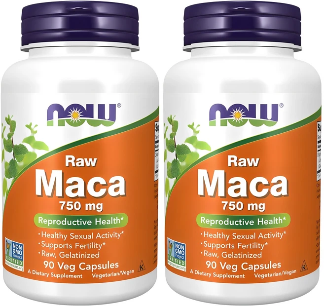 나우푸드 로우 마카 750mg 베지 캡슐, 90정, 2개 - 쿠팡