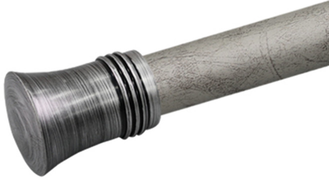 한국레일갤럭시 35mm 오로라 커튼봉 커텐봉, 실버