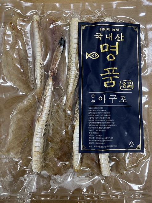 국내산 명품 삼천포 아구포 300g, 1개