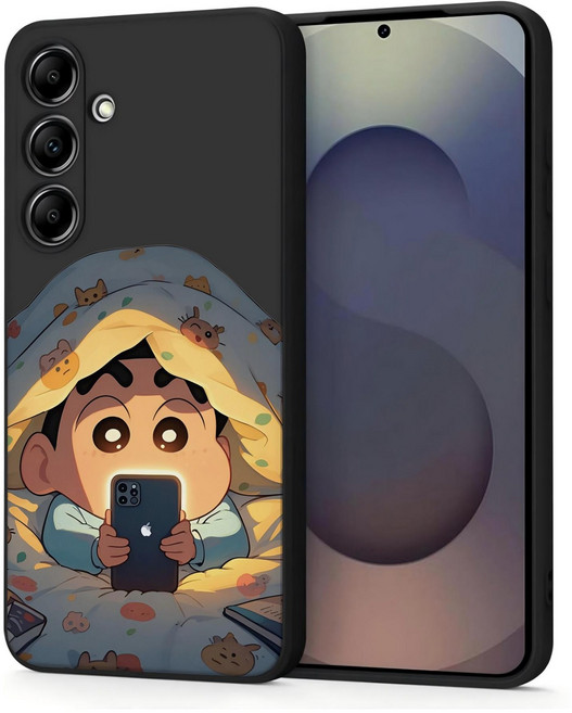 밤새는 파란 옷 짱구 갤럭시S26 Plus Ultra 폰케이스