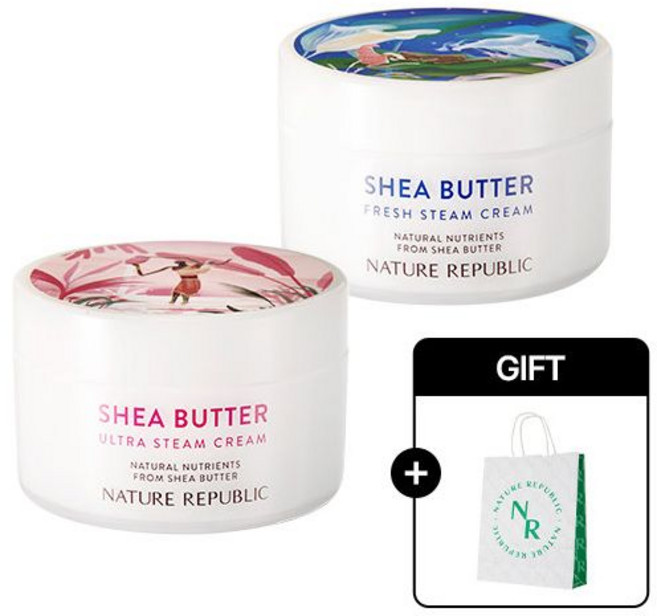 피부관리 [승무원PICK] 쉐어버터 스팀크림 울트라 안티에이징 주름개선 탄력강화 프레시 쇼핑백 미백 광채 톤업, 피부관리 [승무원PICK] 쉐어버터 스팀크림 울트라 안