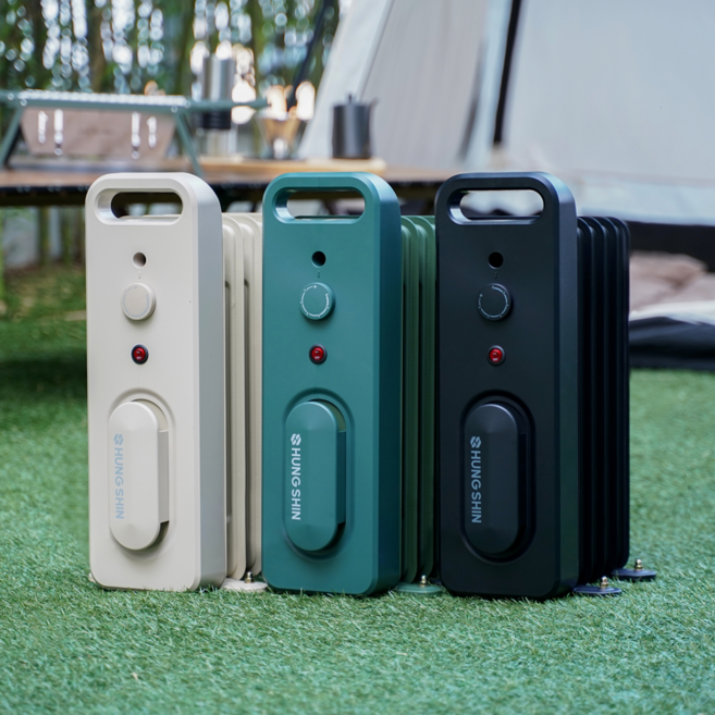 흥신 국산 캠핑라디에이터 ORRCY-21 절전형 500W 라디에이터 가정용 원룸 욕실 5핀 소형라디에이터 전기난로, 바닐라, 구매안함