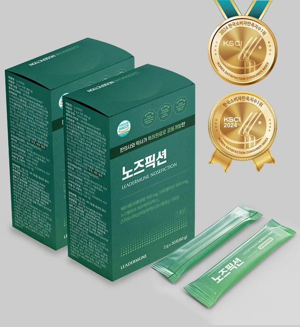 리더뮨 노즈픽션 CFU 프리미엄, 30회분, 2개 - 쿠팡