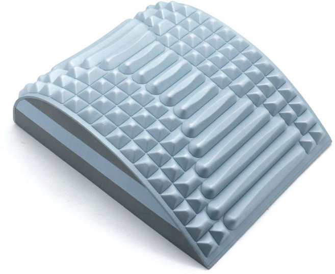 일자 허리 스트레칭 자세 척추 교정기 운동기구, 블루