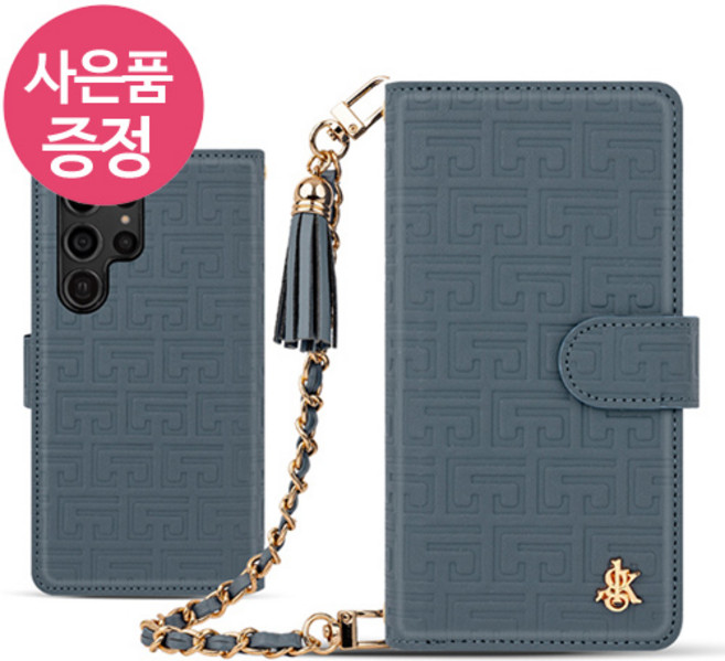 삐니끄니 갤럭시와이드8 / SM-M166 / Apm YDR1002-BWLHDC C 1008 지퍼 카드 8장 수납 지갑형 다이어리 휴대폰 케이스 + 깜짝사은품
