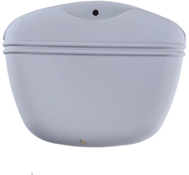 딜헤븐 애견 훈련 간식 파우치 가방, 그레이, 1개