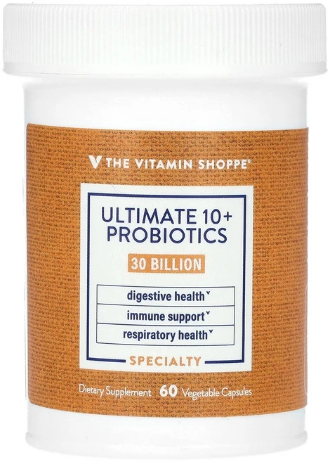 더 비타민 샵 The Vitamin Shoppe Ultimate 10+ 프로바이오틱 300억CFU 베지 캡슐 60정139715원산지:기타, 30 0억, 1, 60정 - 쿠팡