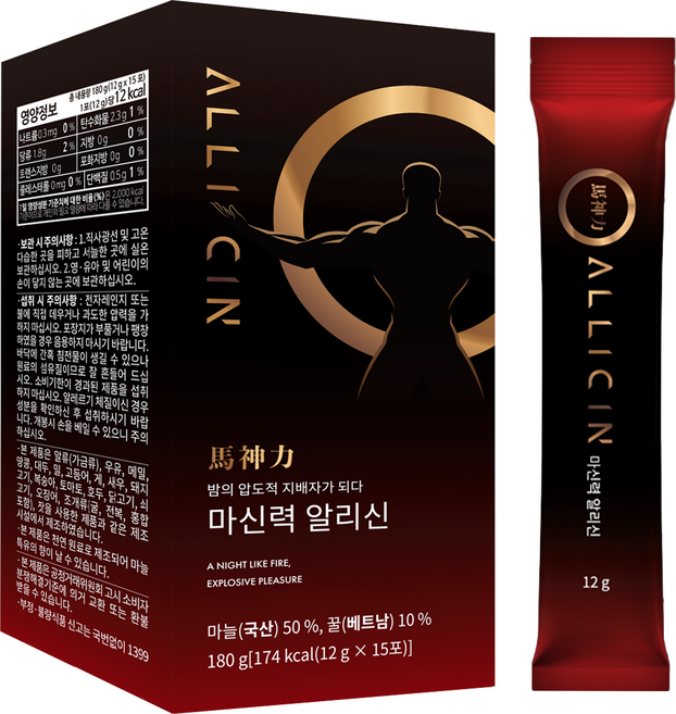 마신력 알리신 고농축 마늘진액, 1박스, 180g