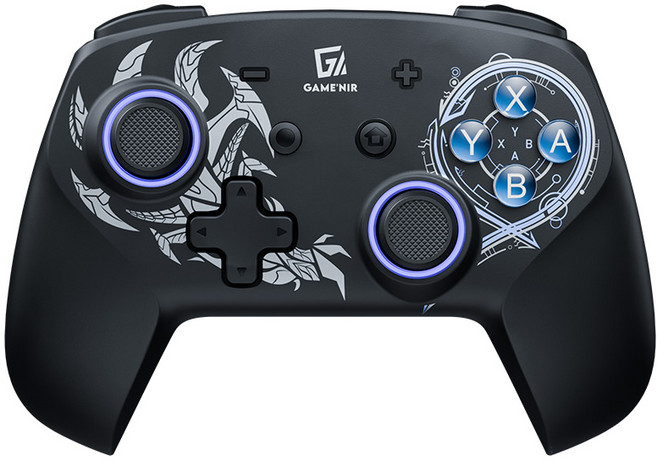GAME'NIR Switch2 七代ProX-Legend7Ds 傳說特仕Ds版 NFC遊戲手把控制器 - PC/Switch 魔物獵人推薦, 1個, 雷爪(贈藍牙手把接收器)