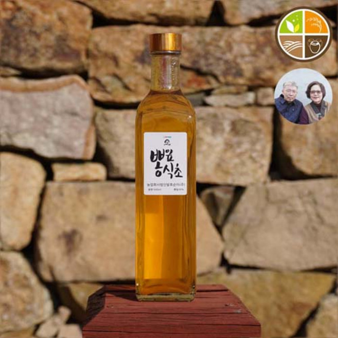 [창원몰]발효순이 수제로만든 뽕잎식초(3년발효)500ml, 1개, 500ml