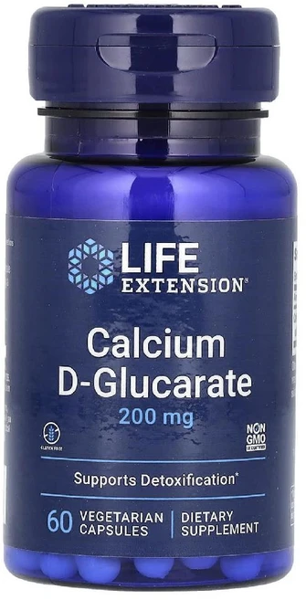 라이프 익스텐션 칼슘 d-글루카레이트 200mg 베지 캡슐 60정, 1개, 상품상세참조 - 쿠팡