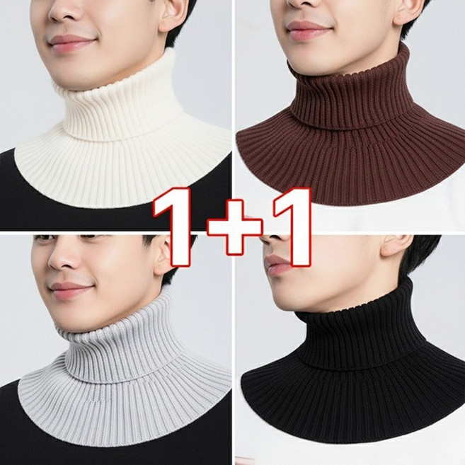 이지앤코 페이크 넥폴라 목폴라 넥워머 남녀공용 2종 세트