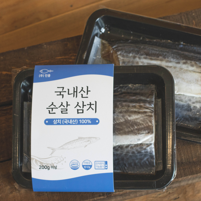 아이엔씨푸드 국내산 순살 삼치 200g 이상, 1개