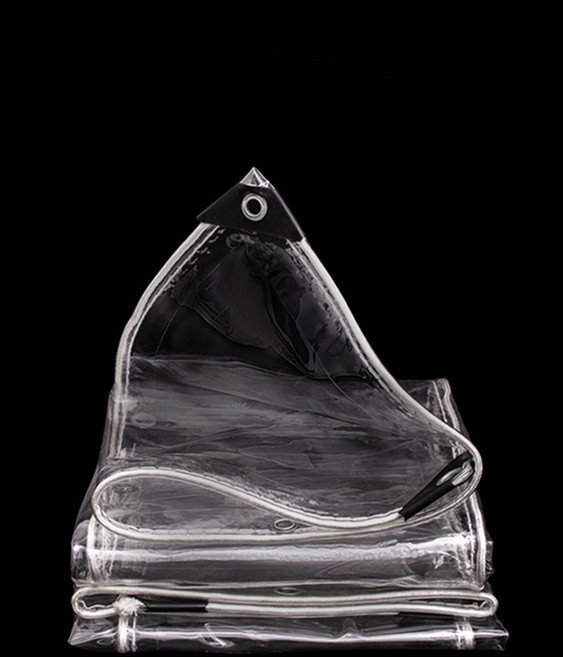 HK sell 방수탑 야외 고강도 투명천막 창고 지붕 덮개 캠핑 원예용 방수포, 방염 방수포, 1mX5m, 1개