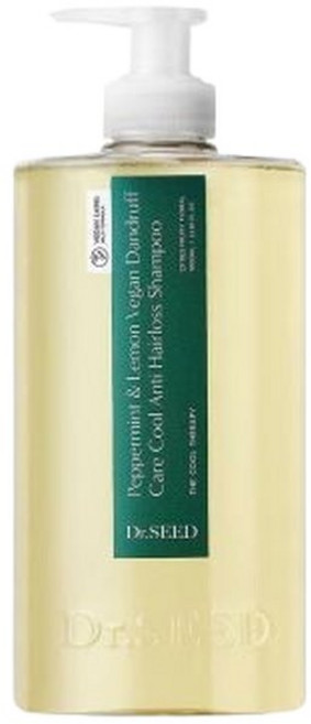 닥터시드 페퍼민트 앤 레몬 비건 비듬케어 쿨 샴푸 1000ml 건성두피 전용, 1개