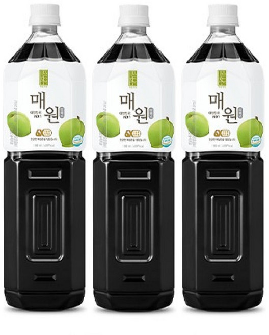 보해 매실 원액 매원 1.5L, 3개