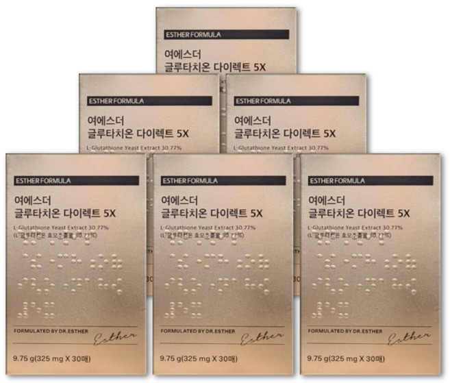 여에스더 글루타치온 다이렉트 5x 필름 에스더포뮬러, 9.75g, 6개