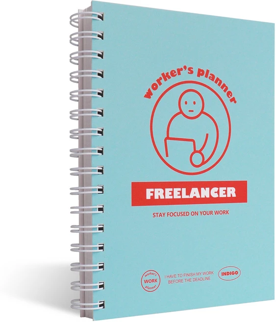 인디고 워커스 프리랜서 플래너 일하는 사람1 6개월 만년형, 민트, 1개 - 쿠팡