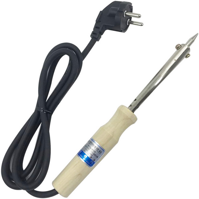 안성 국산 전기인두기 60W 나무인두, 1개