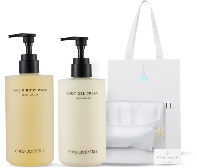 캄모멘트리 등드름성 홈 클렌징 레몬 비타민 바디워시&바디 겔 수분크림 2종 세트 (500ml/450ml), 1개