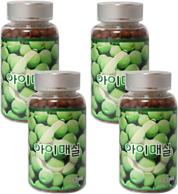 유기산 매실 환 고농축 국산 100%, 4개, 120g
