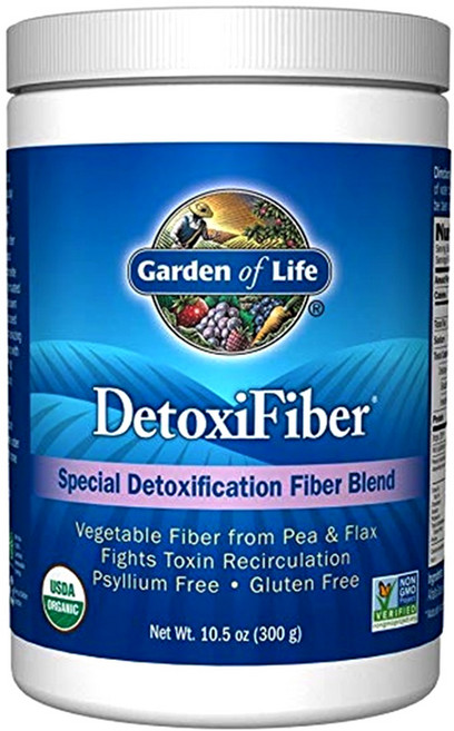 Garden of Life Detoxi Fiber保健粉, 1個, 300克
