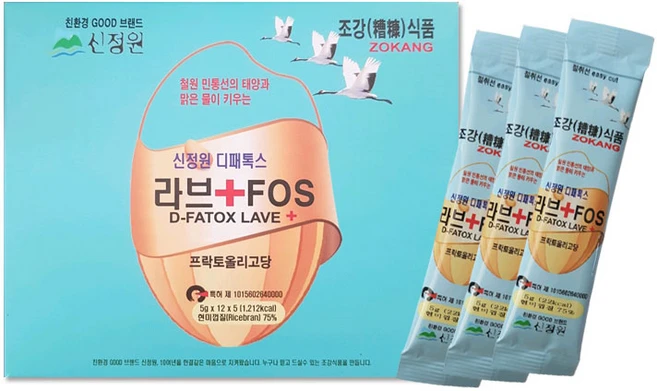 조강식품 라브101 플러스 FOS (60포) 라이스브랜 디패톡스 신정원 프락토올리고당함유 철원평야생산, 300g, 1개 - 쿠팡