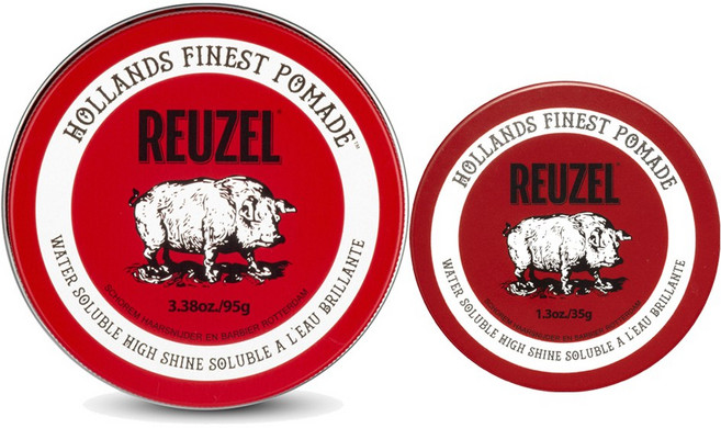 리우젤 레드 수성 고광택 포마드 95g + 35g, 1개