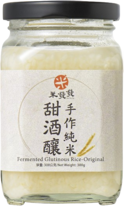米發發 手工純米甜酒釀 原味 古法釀造 無添加 300公克, 300G_ZH, 1罐