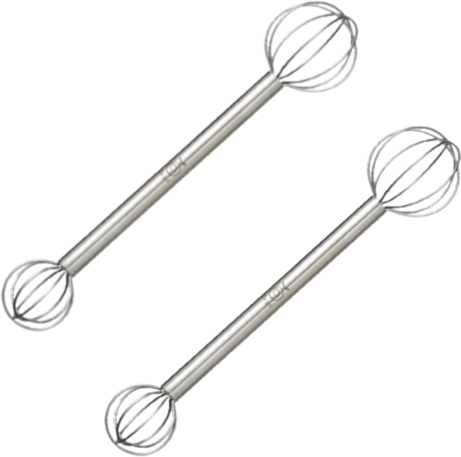 일본 옥스 Aux Leye LS1500 계량 된장 머들러 2개 세트 일본산 계란 거품기