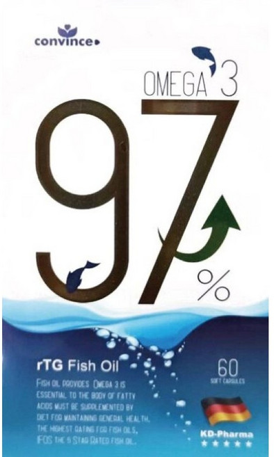 康心 德國 高濃度魚油軟膠囊, 1個, 60顆