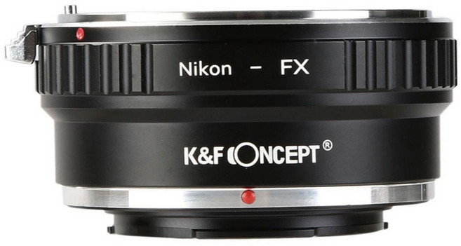 K&F Concept NIK-FX _ Nikon F AI Lens - FUJI X Body 변환어뎁터, 1개