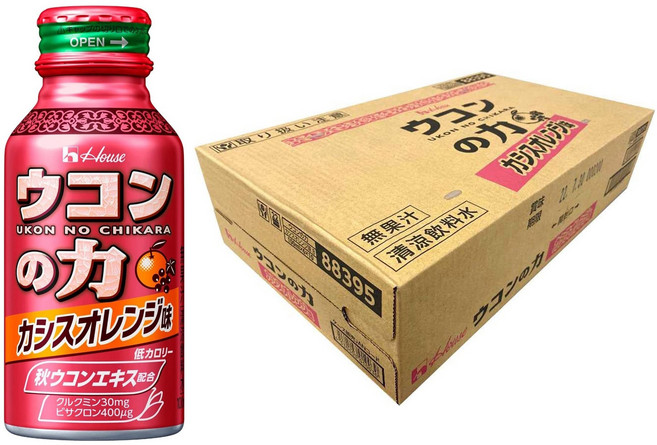 House 好侍 牛磺酸能量飲 莫卡辛橙子口味, 60個, 100ml