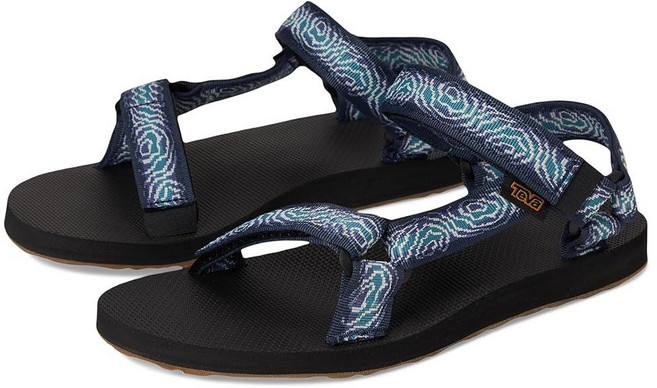 Teva 여성용 미드폼 유니버설 샌들 아카이브 토포 네이비
