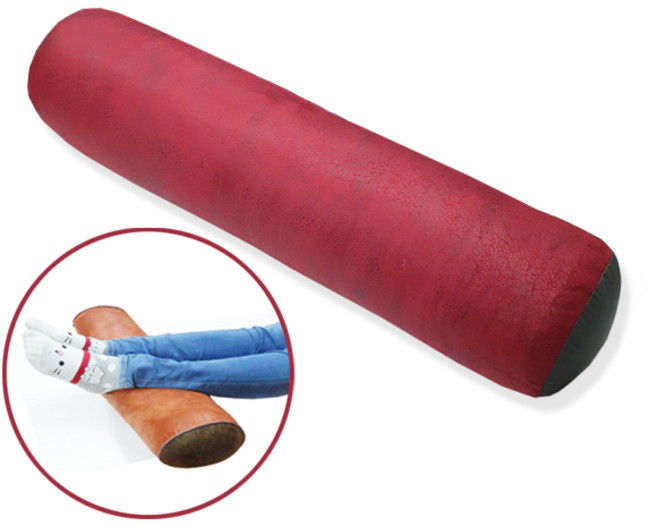 필로우션 무릎베개 발목베개 원형 다용도 쿠션 한의원 병원 물리치료 국내생산 비스마르, 필로우션 무릎(발목)베개(A00523), 1개