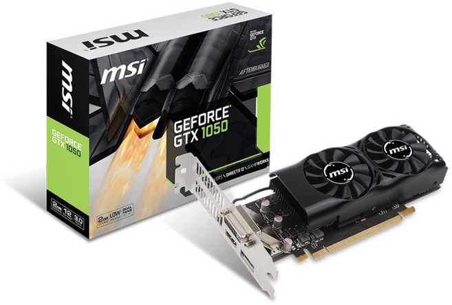 MSI 로우 프로파일 지원 그래픽 카드 GEFORCE GTX 1050 2GT LP