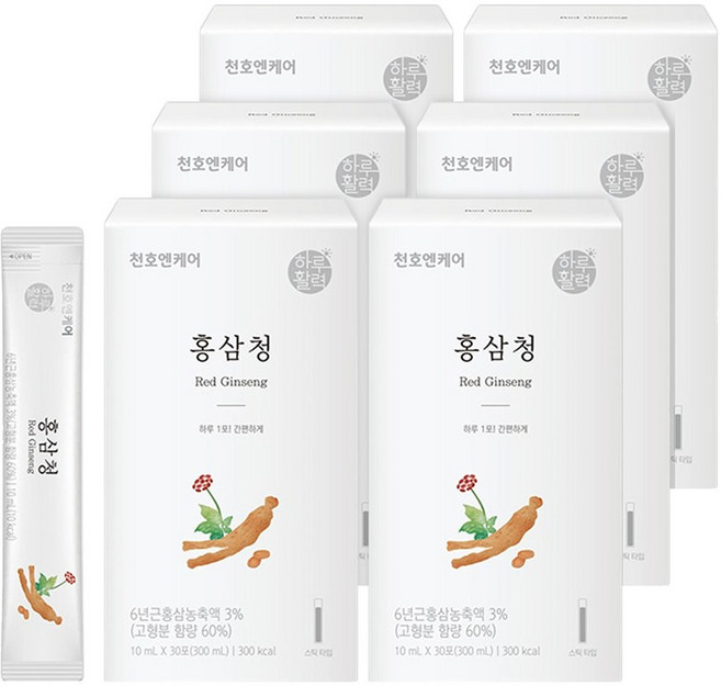 천호엔케어 홍삼청, 10ml, 180개