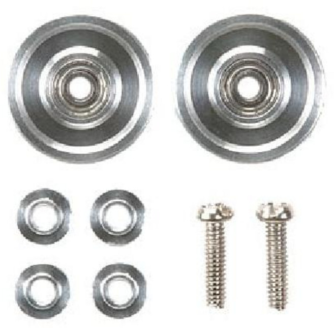 TAMIYA 타미야 15437[미니카(4WD 미니사구) 사륜구동 부품 13mm 올 알루미늄 베어링 롤러], 단일, 1개