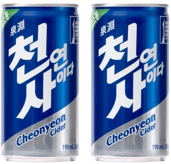 천연사이다, 190ml, 30개