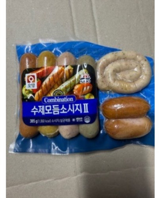 [청년푸드] 사조 수제모듬소세지 385g, 1개