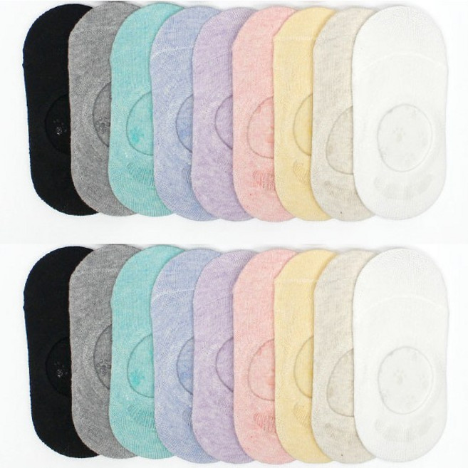 서울양말 18켤레 아동용 남아 여아 실리콘 덧신 페이크삭스 미끄럼방지 논슬립양말 키즈 9종x2p