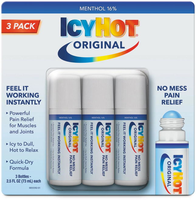 ICYHOT 아이시핫 근육 진통 롤러 스포츠젤 79ml X 3팩, 1개입